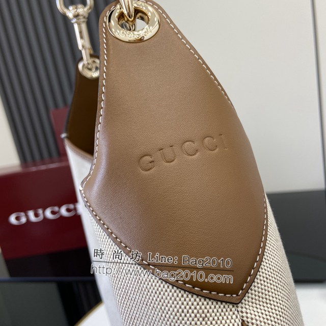 Gucci專櫃古馳最新款Body雙鎖扣中號肩背包 jh2044型號：815924